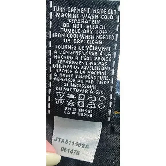 7 For All Mankind Womens Size N/A Slimmy Jean Dark Wash Straight Leg‎ - Picture 4 of 5